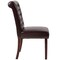Flash Furniture 18.5 W, 27.5 L, 39.75 H 6-BT-P-BRN-LEA-GG - alternate 10